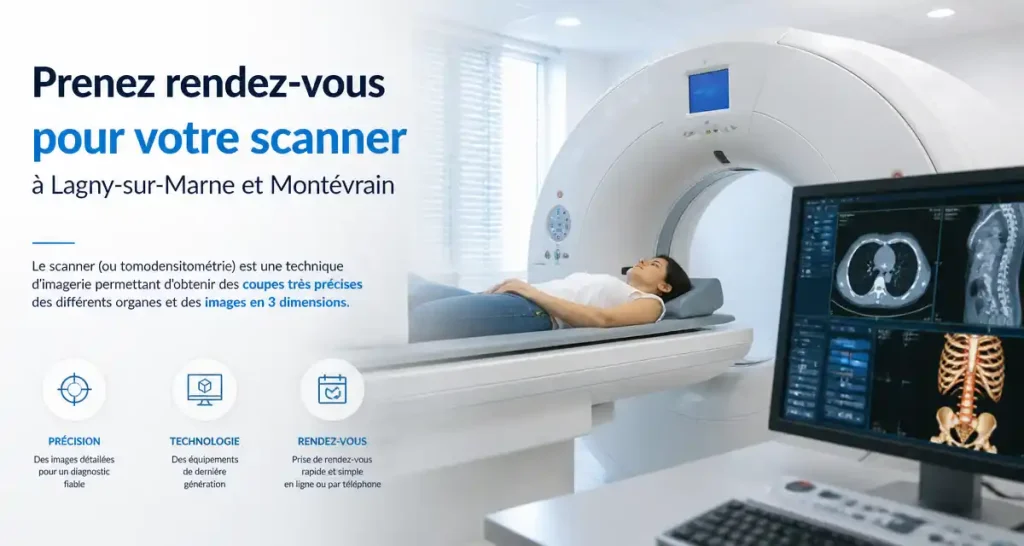 Prenez rendez-vous pour votre scanner à Lagny-sur-Marne et Montévrain