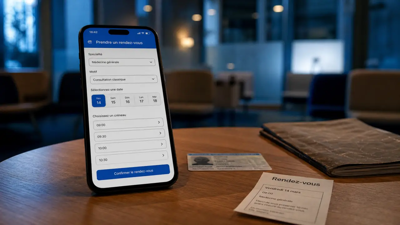 Doctolib : confirmer un rendez-vous sur smartphone