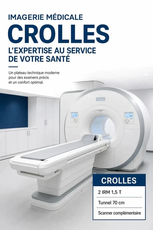 IRM Crolles : deux IRM 1,5 T avec tunnel de 70 cm et scanner complémentaire