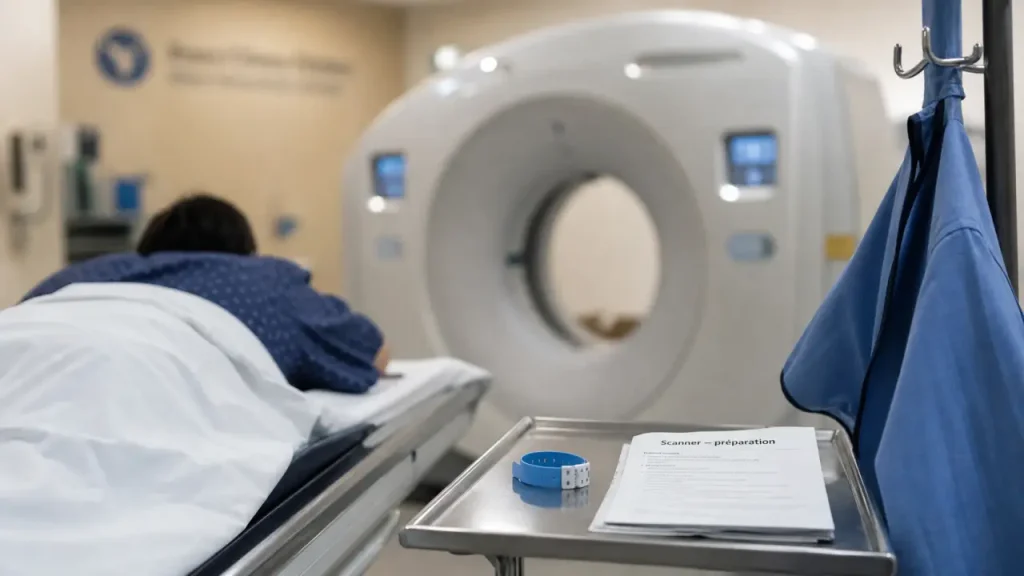 Scanner thoracique, abdominal ou du crâne : quand faut-il se déshabiller ?