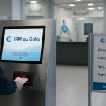 Borne d’enregistrement pour l’IRM du golfe à Vannes
