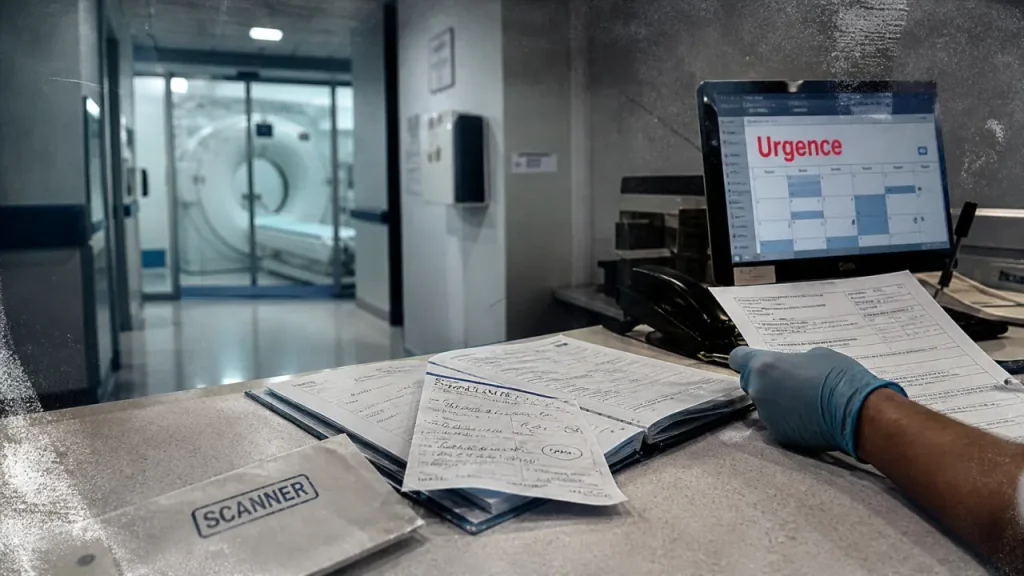 Où passer un scanner rapidement ? Créneaux courts, urgence et précautions à prévoir