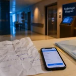 Radiologie Blagnac : smartphone et documents pour choisir le bon examen