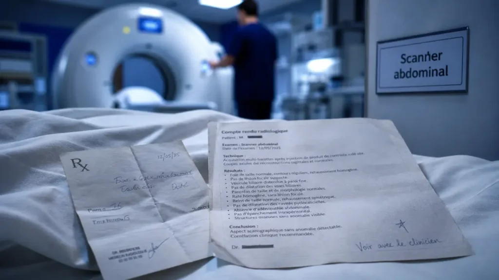 Scanner abdominal : ce qu’il montre, comment le préparer et comment lire le compte-rendu