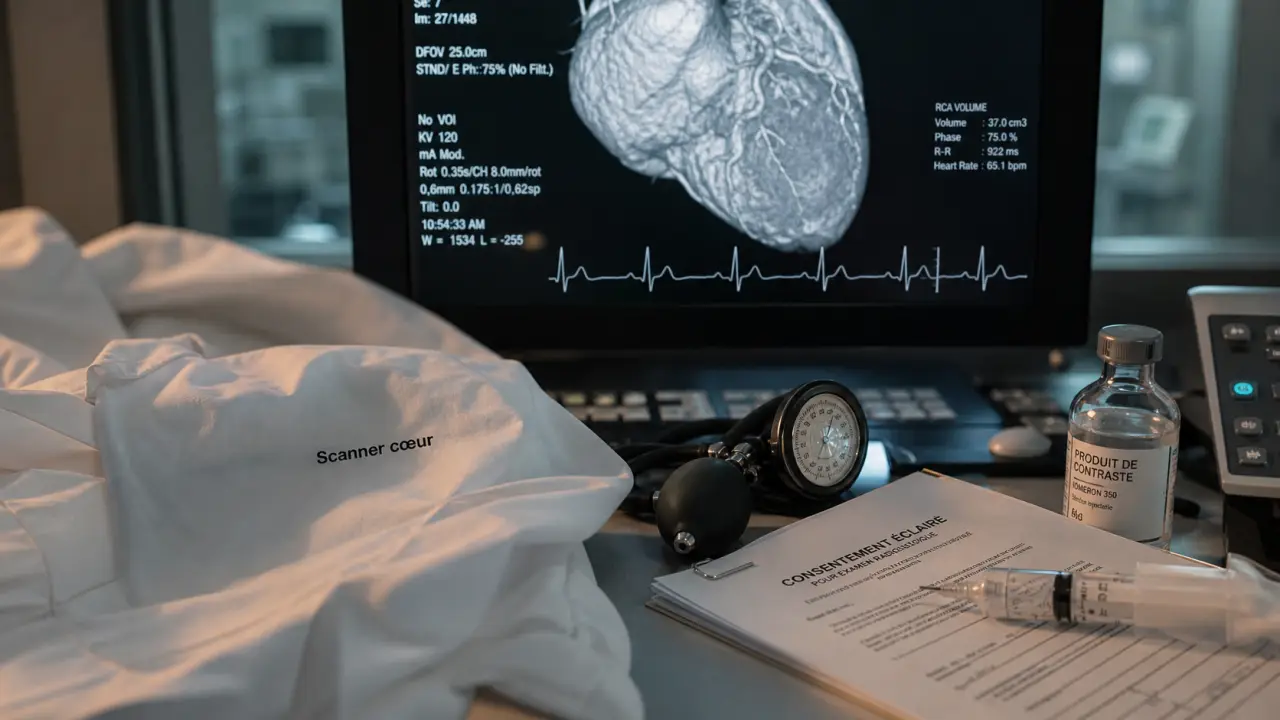 Scanner coeur avant examen : injection ou score calcique
