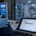 scanner tdm en milieu hospitalier, contraste et résultats