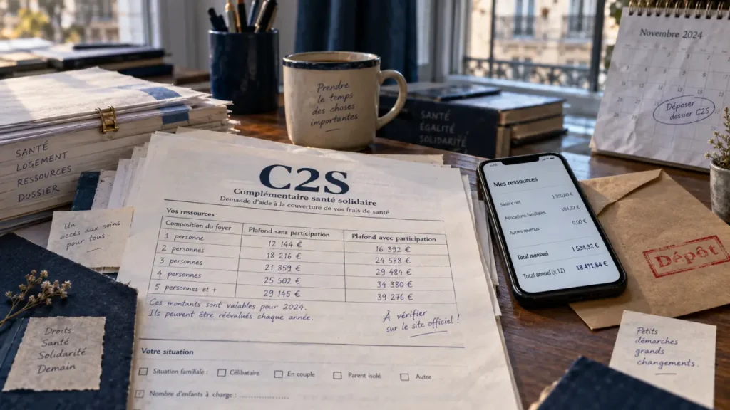 Plafond de la Complémentaire santé solidaire : 2 seuils et un forfait logement qui change le calcul