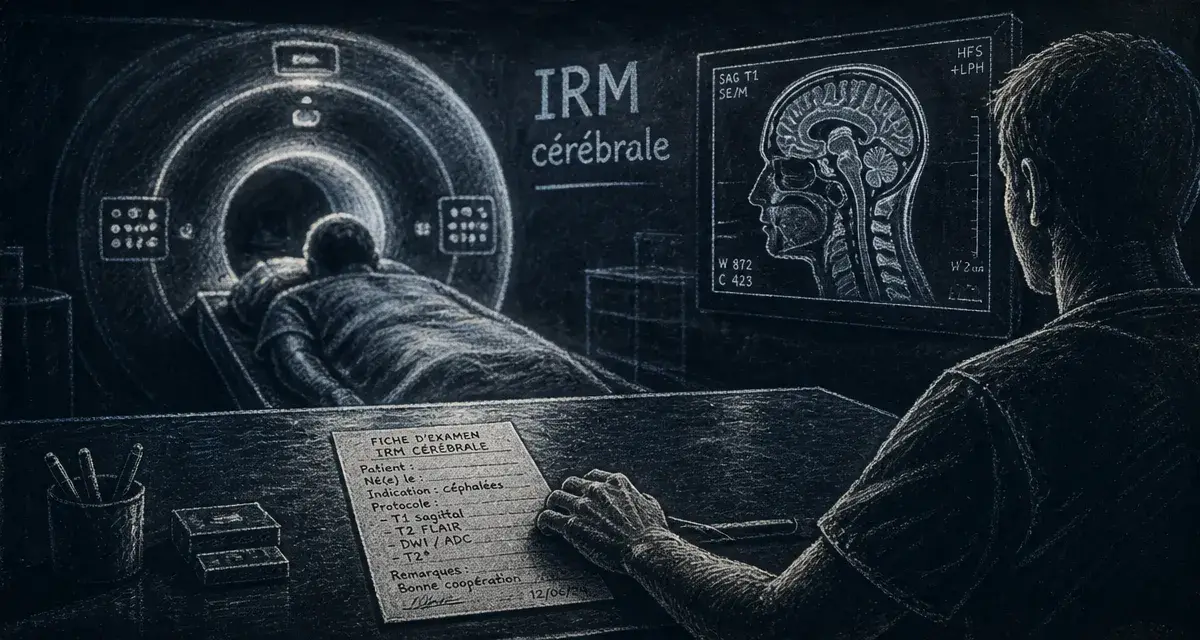 IRM cerebral en salle de radiologie