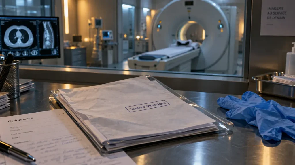Scanner thoracique : ce que l’examen montre et ce qui change avec l’injection