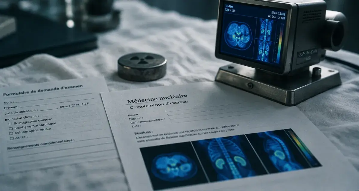 Médecine nucléaire : compte-rendu d’examen et fonctionnement des organes
