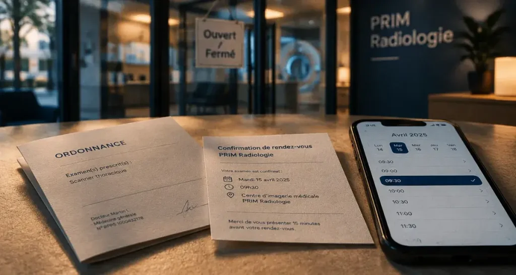 PRIM radiologie : vérifiez le cabinet et sa fermeture avant de réserver